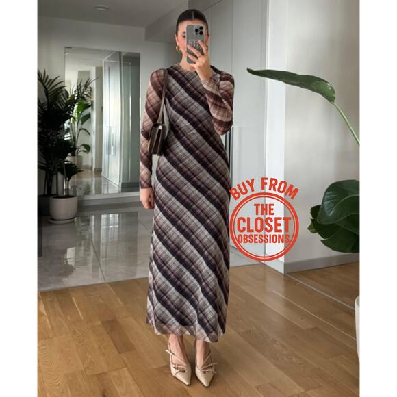 ZARA Printed Long Dress NWT - Picture 11 of 16